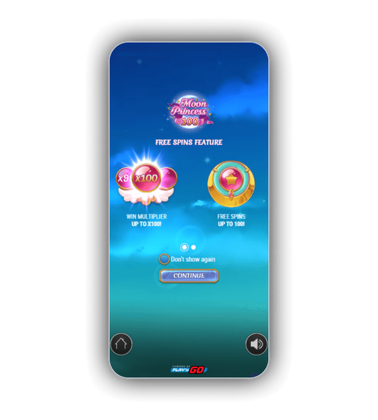Spiidi Casino mobil app visning pa en telefon med det gule bonusbanneret